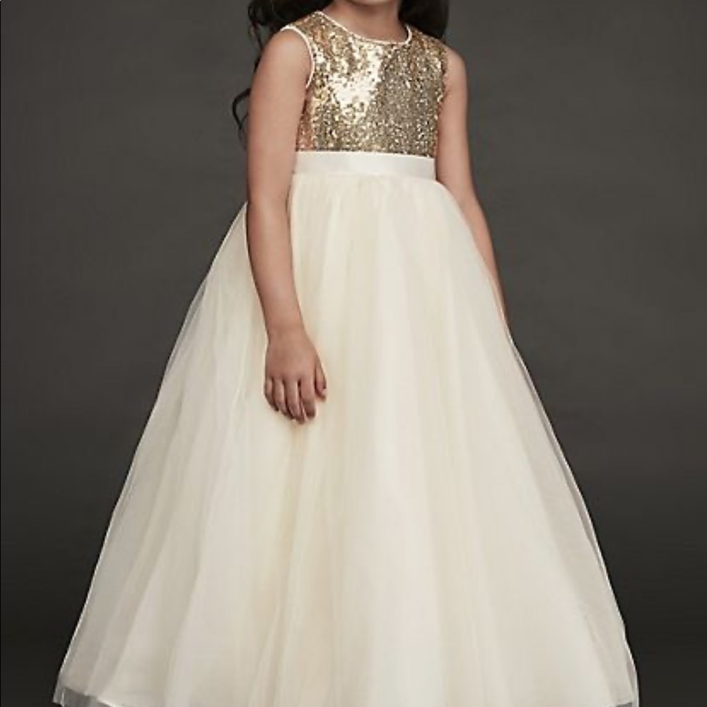 David’s bridal flower girl dress